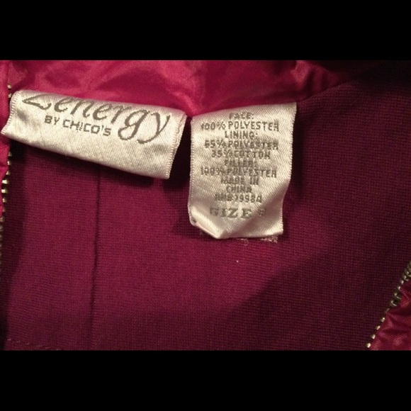 Chico’s Hot Pink Ruched Vest, XL - Picture 4 of 6